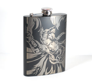 Foxfire Ahri from League of Legends Laser Engraved Flask
