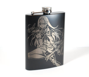 Mythra from Xenoblade Chronicles 2 Laser Engraved Flask