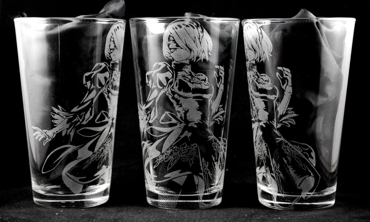 Master Chief from Halo Laser Engraved Pint Glass – ClinksDrinks