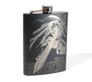 Guts from Berserk Laser Engraved Flask