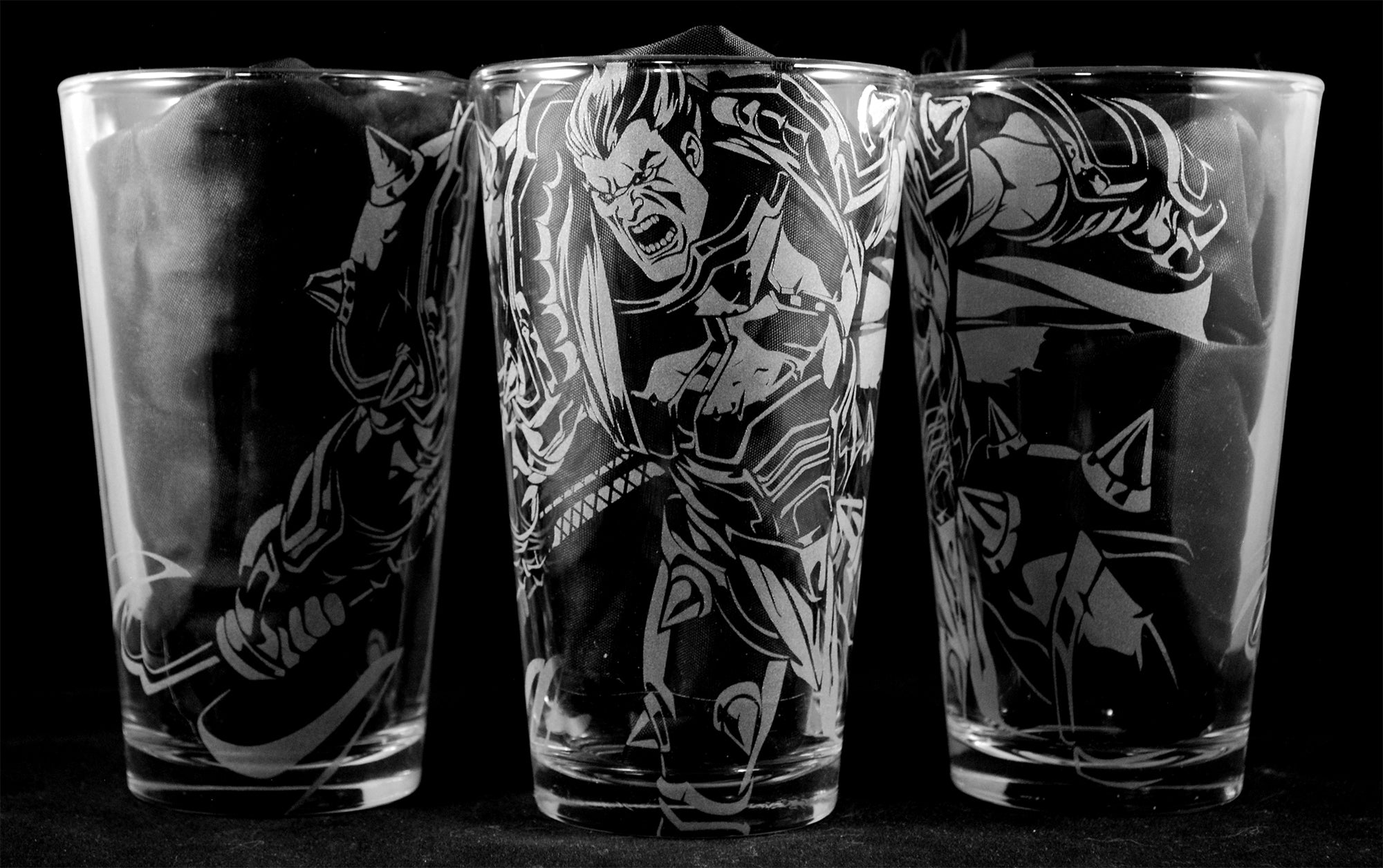 Darius League of Legends Laser Engraved Pint Glass