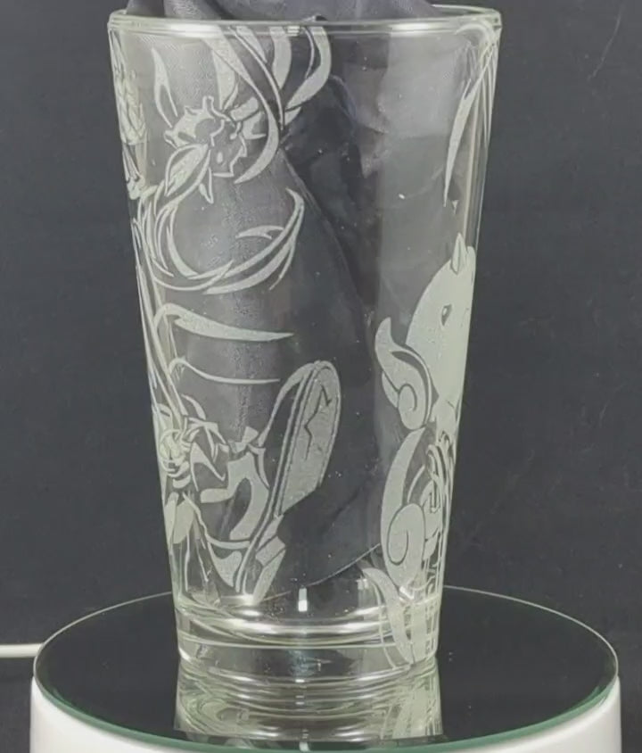 Star Guardian Jinx from League of Legends Laser Engraved Pint Glass