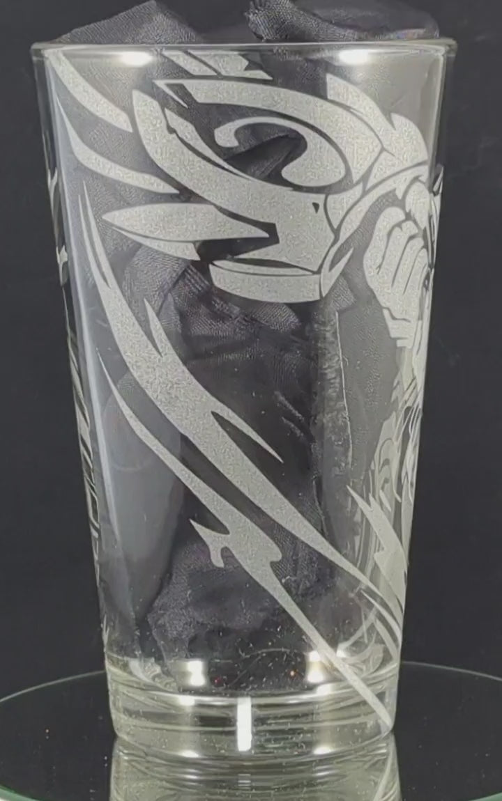 Garen League of Legends Laser Engraved Pint Glass