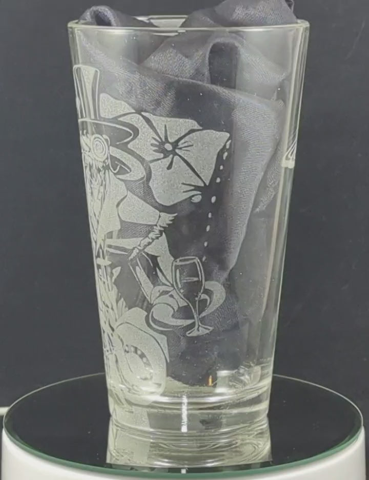 Gentleman Cho'Gath from League of Legends Laser Engraved Pint Glass