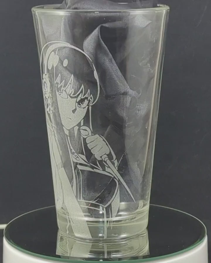 SpyxFamily Laser Engraved Pint Glass