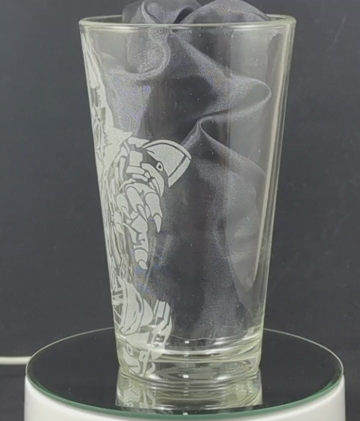 Star Wolf from Star Fox Laser Engraved Pint Glass
