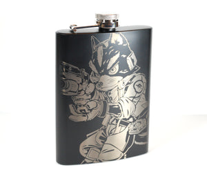 Star Fox Laser Engraved Flask