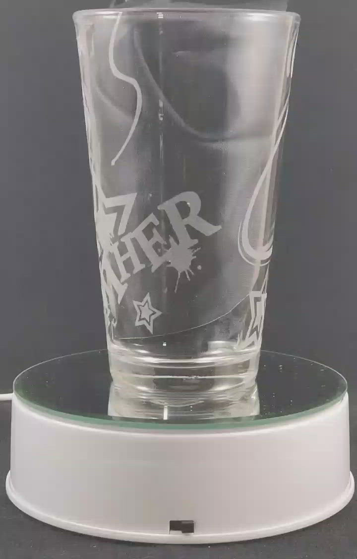 Panther from Persona 5 Laser Engraved Pint Glass