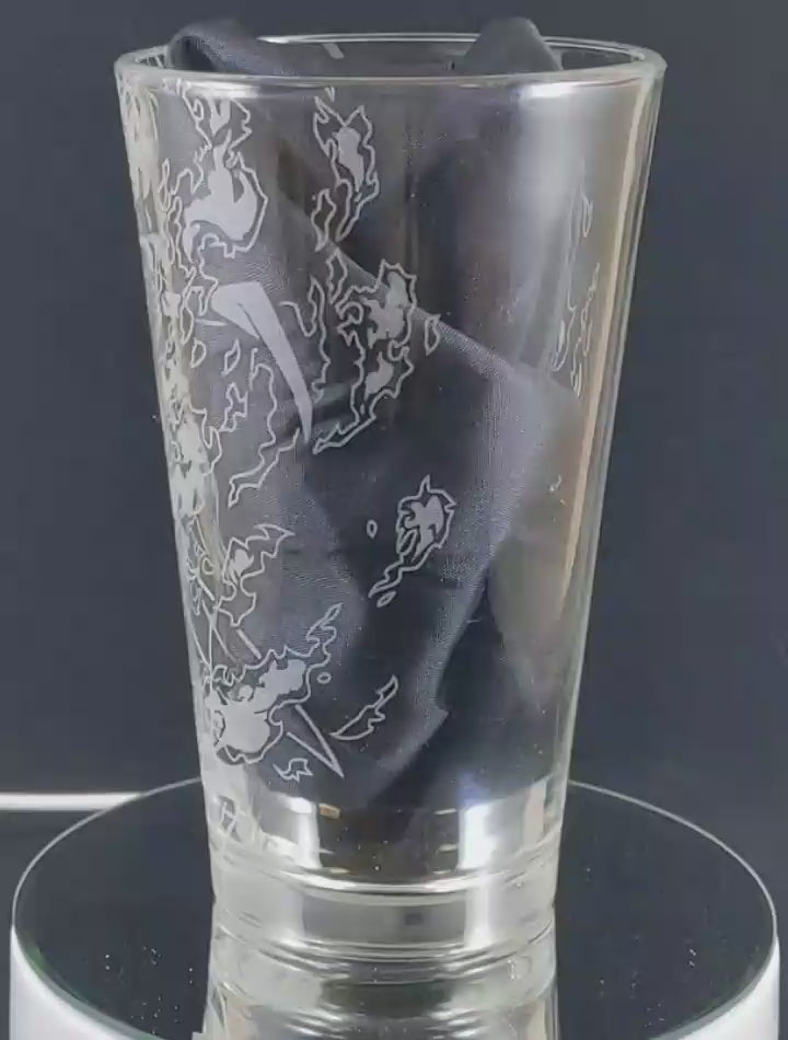 Nezuko from Demon Slayer Laser Engraved Pint Glass