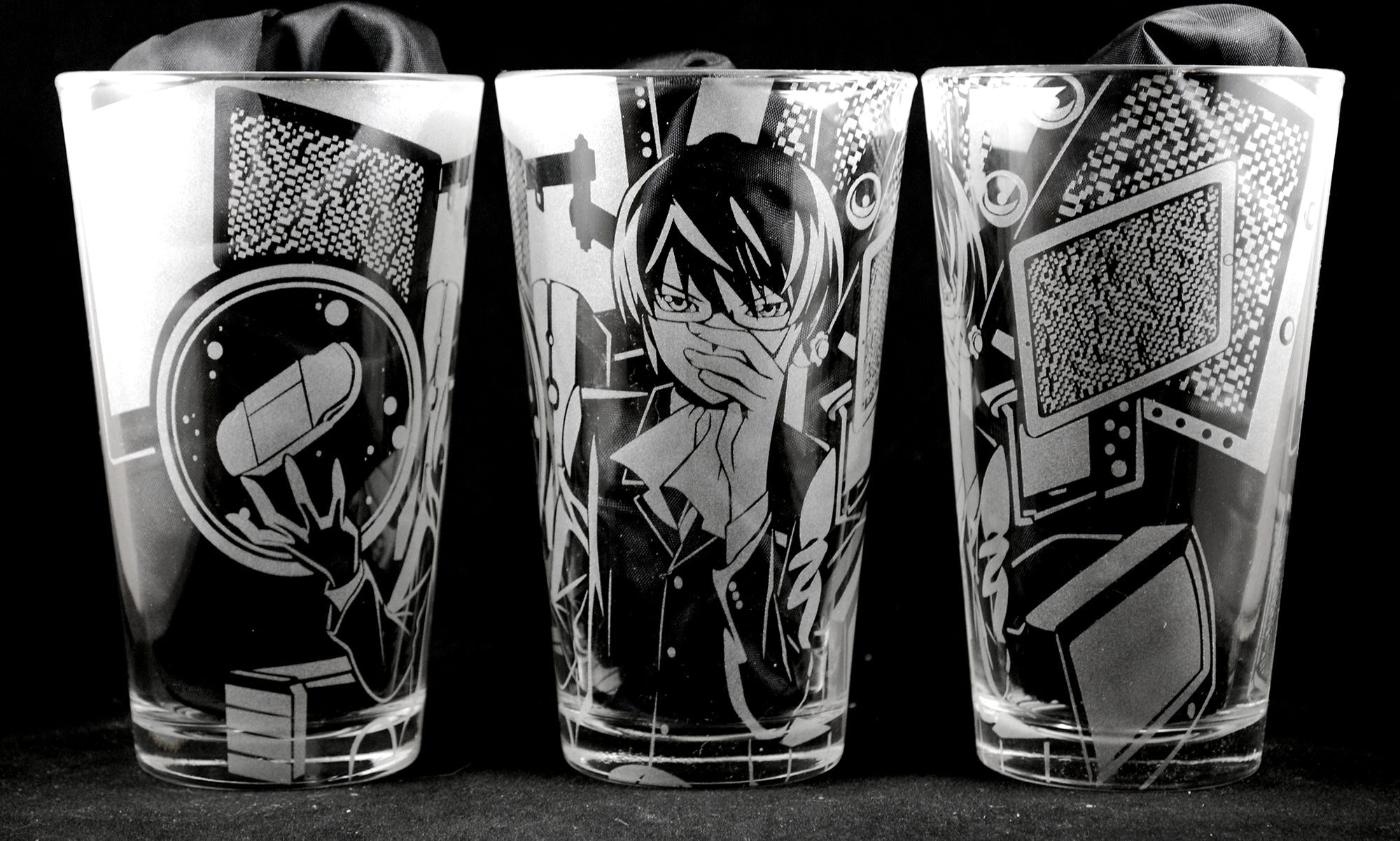 Keima Katsuragi from The World Only God Knows Laser Engraved Pint Glass