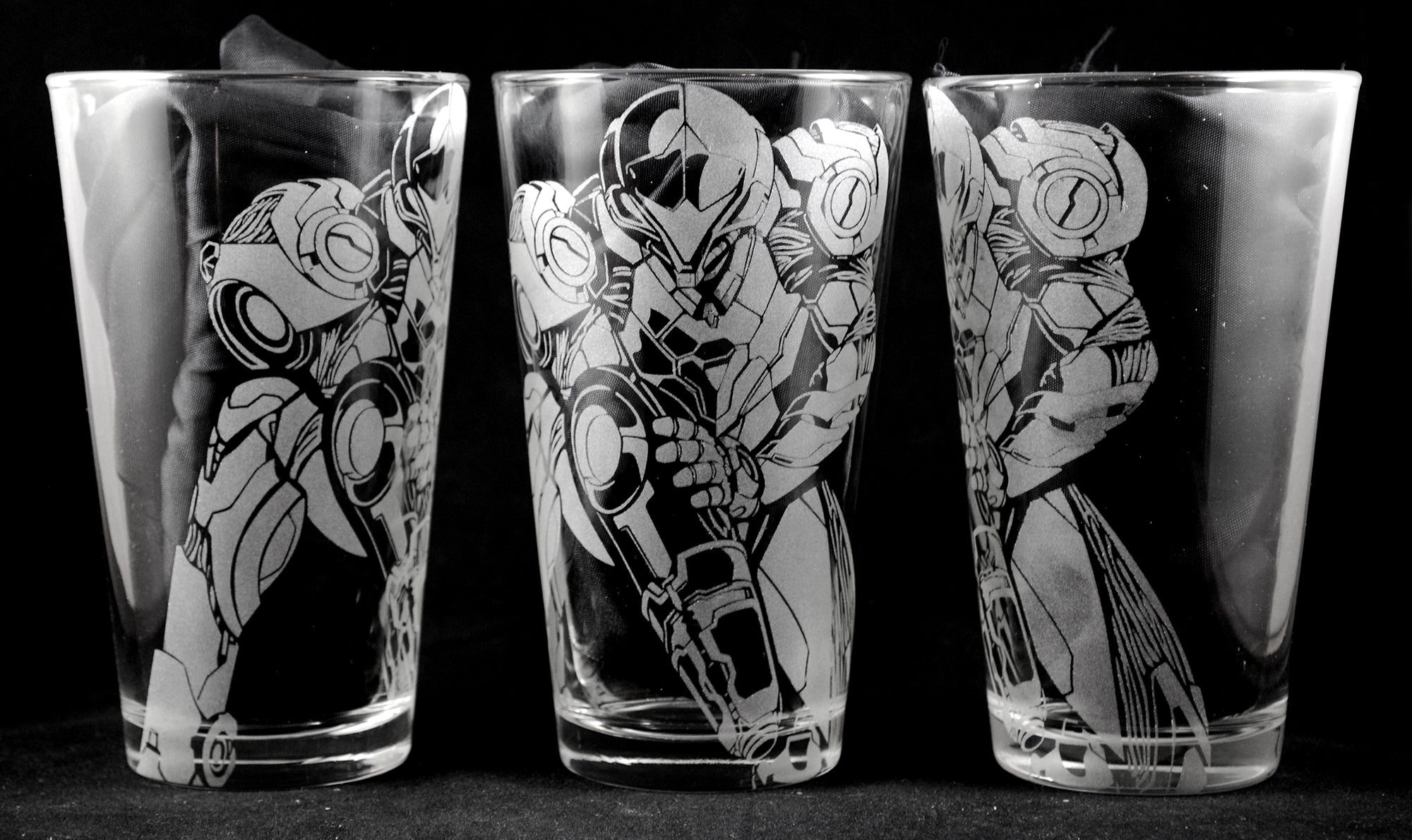 Super Smash Bros. Engraved Glasses – ClinksDrinks