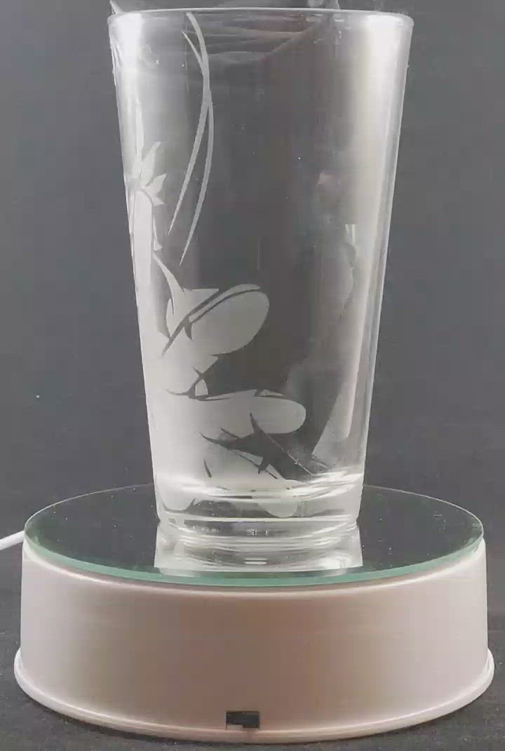 Deku Midoriya from My Hero Academia Laser Engraved Pint Glass