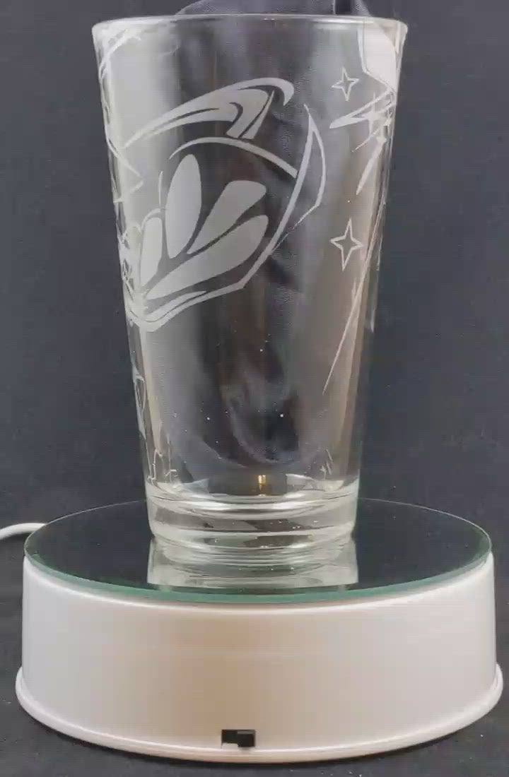 Megumin from Konosuba Laser Engraved Pint Glass