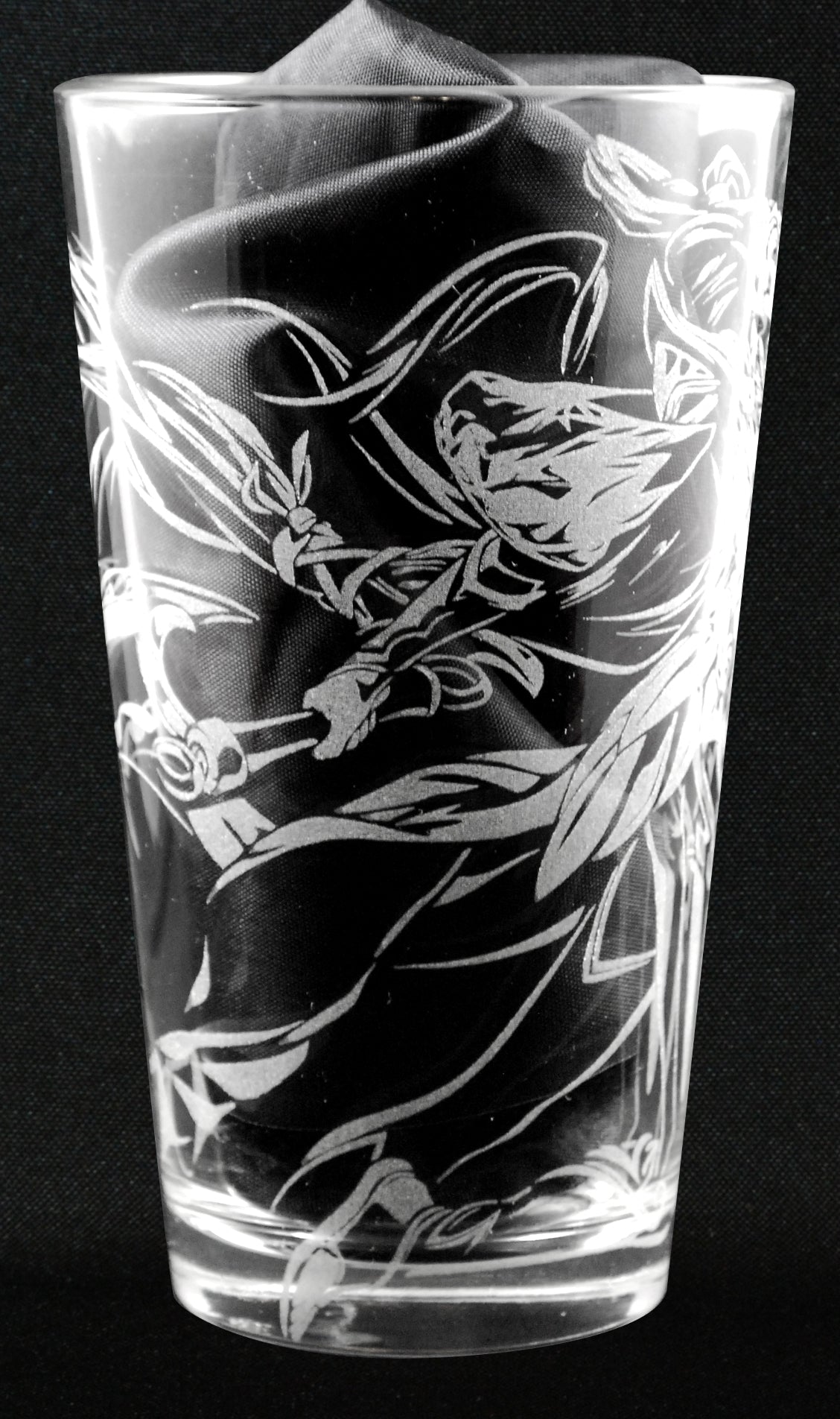 Lunar Goddess Diana League of Legends Laser Engraved Pint Glass