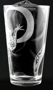Lunar Goddess Diana League of Legends Laser Engraved Pint Glass